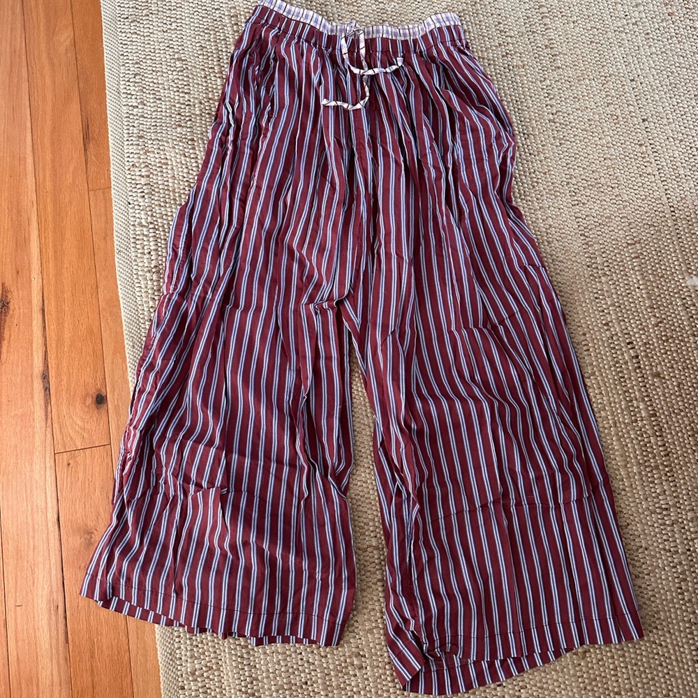 Anthro Striped PJ Pant NWOT SZ m